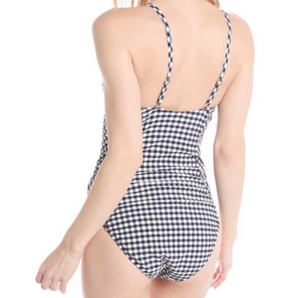 Tory Burch Gingham One Piece - Picture 2 of 4